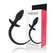 Darkness Silicone Intimate Plug 28 cm Black - Flexible Hygienic Model