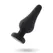 Intense Pipo S Silicone Anal Plug Black 9.8 cm - Classic Tapered Design
