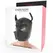 Darkness Neoprene Dog Mask L - Adjustable Removable Muzzle Black/Red