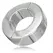 Metal Hard Stainless Steel Anatomical Ring 20mm x 35mm with Fixing Kit