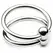 METAL HARD Double Steel Intimate Ring 30mm - Durable Stainless Steel System