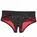 CalExotics Scandal S/M Crotchless Panty Set with Silicone Accessory Black