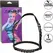 CalExotics Euphoria Halter Buckle Harness Black - Adjustable Vegan Leather
