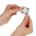 KINK Metal Flower Adjustable Nipple Accessories - Silver Finish