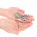 KINK Metal Flower Adjustable Nipple Clamps with Decorative Chain - Silver Finish