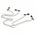 OHMAMA Fetish Adjustable Metal Nipple Clamp Set with Chains, 4-Piece