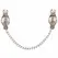 OHMAMA Metal Chain System - Adjustable Pressure Clamps, Nickel-Free
