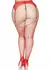 Leg Avenue Brielle Plus Rhinestone Fishnet Stockings Black XL