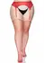 Leg Avenue Brielle Plus Rhinestone Fishnet Stockings Black XL
