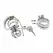 Hidden Desire Extreme Metal Chastity System, Adjustable, 7.9 cm, Silver