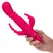 CalExotics Jack Rabbit Signature Heated Silicone Triple Fantasy Pink