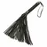 CalExotics Nocturnal Leather Flogger Black - Precision Handle & Soft Straps
