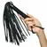 CalExotics Nocturnal Leather Flogger Black - Precision Handle & Soft Straps