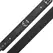 Coquette Chic Desire Vegan Leather Collar with Metal Chain, Black