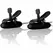 CalExotics Heated Nipple Teasers Black - Adjustable Vibrating System