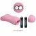 Baile Romantic Wave Adjustable Vibrating Clamps with Electro Impulse, Black