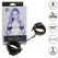 CalExotics Nocturnal Adjustable Wrist Cuffs Black - Double-Stitched Leather