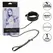 CalExotics Nocturnal Leather Adjustable Collar & Leash Black