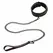 CalExotics Nocturnal Leather Adjustable Collar & Leash Black
