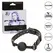 CalExotics Nocturnal Silicone Ball Gag Black - Adjustable Comfort Fit