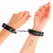 KINK Mini Adjustable Black Wristbands with Studs 16-22cm x 2cm