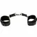 CalExotics Euphoria Vegan Leather Ankle Cuffs, Adjustable, Black