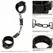 CalExotics Euphoria Adjustable Velvet & Vegan Leather Wrist Restraints
