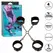 CalExotics Euphoria Adjustable Hog Tie System, Vegan Leather, Black