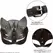 CalExotics Euphoria Cat Mask - Vegan Leather, Velvet Lined, Adjustable Fit