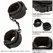 CalExotics Boundless Wrist Cuffs Adjustable Vegan Leather 30.5cm