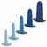 CalExotics They-Ology 5-Piece Silicone Wearable Anal Training Kit