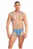 RAINBOW PARTY PRIDE STAR 2 PCS SET Rainbow L/XL - Colorful Mesh Outfit