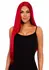 Leg Avenue Long Straight Center Part Wig Neon Blacklight Glow 76cm