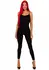 Leg Avenue Long Straight Center Part Wig Neon Blacklight Glow 76cm