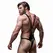 Fetish Submissive Attitude Men's Adjustable V-Shape Eco-Leather Harness