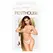 Penthouse Hot Getaway Open L/XL Thong White - Lace & Mesh Design
