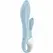 Satisfyer Air Pump Bunny 1 Inflatable Dual-Action System Blue Silicone