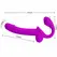 Pretty Love Kelpie Double Strapless Silicone System Purple 21 cm