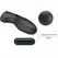 Pretty Love Alan Silicone Finger Vibe Black - Ergonomic Mini Massager