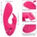 CalExotics California Dreaming So Cal Sunshine Dual-Action Vibrator Fuchsia