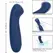 CalExotics Cashmere Satin G Blue Flexible Silicone Massager 15.25 cm