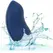 CalExotics Cashmere Velvet Curve Blue - Compact Silicone Massager, 10 Modes