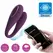 Pretty Love August App-Controlled Double Vibrator Purple Silicone 12 Modes