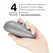 Womanizer Starlet 3 Intimate Air System Grey, 6 Levels, Waterproof