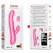 ONINDER Oslo Pink Dual-Action Massager with App & Rotation, Waterproof