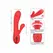 CalExotics Palisades Passion Red Heated Silicone Massager 11.5cm