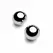 Metal Hard Magnetic Steel Balls 10mm - Set of 2 Precision Spheres