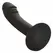 CalExotics Silicone Curved Intimate Device with Suction Base, Black