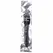 All Black Beaded Silicone Hygiene System 27 cm - Flexible Adapter