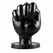 All Black AB44 Intimate Plug 13 cm, Anatomical PVC, Black Finish